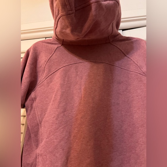 Lululemon Scuba Hoodie *Light Cotton Fleece in Heathered Cherry Tint - Picture 7 of 7